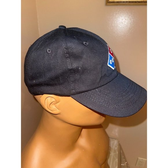 Dominos Hat Unisex Black Strapback Company Employee Domino's Gear Pizza Dad Cap - Picture 2 of 4